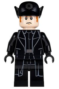 General Hux Minifigure - General Hux wearing a cap - sw0662