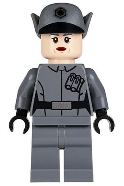 LEGO STAR WARS MINIFIGURE FIRST ORDER OFFICER FEMALE New 75104  NUEVO Minifig