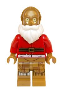 Santa C-3PO Minifigure - sw0680