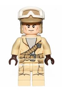 Rebel Trooper with goggles, dark tan helmet sw0688