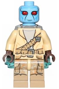 Duros Alliance Fighter Minifigure - Duros Alliance Fighter with jet pack - sw0689