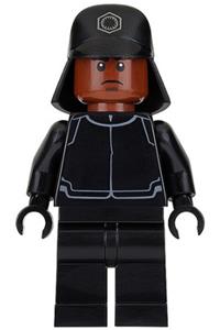 First Order Crew Member Minifigure - Crew member with First Order cap featuring insignia - sw0694
