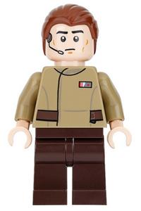 Resistance Officer Minifigure - Resistance officer wearing a headset - sw0699