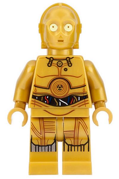New Genuine LEGO C-3PO Colored Wires Printed Legs Minifig Star Wars 75173 