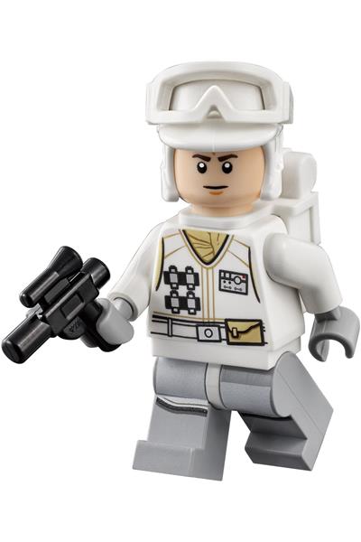 Star Wars Figures with Guns Lego Hoth Snow Trooper & Rebel Trooper Loose 