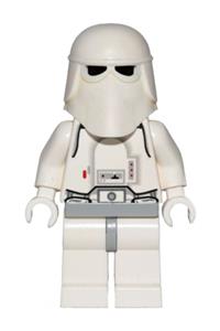 Snowtrooper, Light Bluish Gray Hips, Light Bluish Gray Hands - Backpack Directly Attached to Neck Bracket sw0764b
