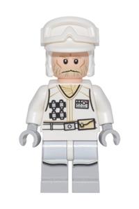 Hoth Rebel Trooper White Uniform (Tan Beard, without Backpack) sw0765