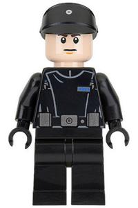 Imperial Navy Officer Minifigure - Imperial Navy Officer Stormtrooper Captain (Lieutenant / Security) - sw0774