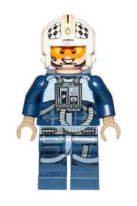 Rebel Pilot U-wing Minifigure - Rebel Pilot U-wing / Y-wing - sw0793