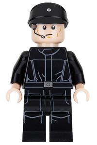 Imperial Shuttle Pilot Minifigure - Imperial Shuttle Pilot in light nougat - sw0802