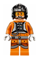 Snowspeeder Pilot Zev Senesca - Pearl Dark Gray Helmet - sw0826