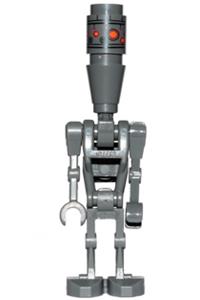 IG-88 Minifigure - IG-88 with round 1 x 1 plate - sw0831a