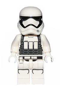 First Order Heavy Assault Stormtrooper - First Order Heavy Assault Stormtrooper with rounded mouth pattern, wearing a backpack - sw0842