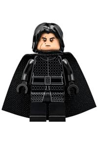 Kylo Ren Minifigure - Kylo Ren wearing a cape - sw0859