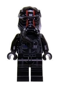 Two Red Stripes on Helmet Minifigure Lego Star Wars First Order TIE Pilot 