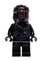 TIE Pilot from First Order with helmet featuring two red stripes - sw0860
