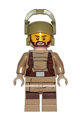 Resistance Trooper - dark tan hoodie jacket, harness, beard, helmet with chin guard - sw0867