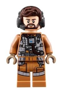 Nodin Chavdri Minifigure - Resistance Speeder Pilot (Nodin Chavdri) - sw0883