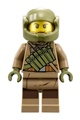 Resistance Trooper - dark tan hoodie jacket, ammo pouch, stubble, helmet with chin guard - sw0892