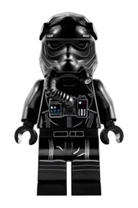First Order TIE Pilot Minifigure - TIE Pilot from the First Order with three white lines on helmet - sw0902