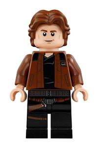 Han Solo, black legs with holster pattern, brown jacket with black shoulders sw0921