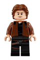 Han Solo, black legs with holster pattern, brown jacket with black shoulders - sw0921