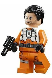 Poe Dameron, pilot jumpsuit, hair swept left tousled sw0931