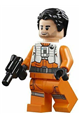 Poe Dameron, pilot jumpsuit, hair swept left tousled - sw0931