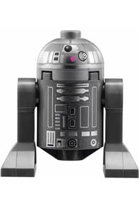 Astromech Droid R2-BHD Minifigure - Astromech droid  R2-BHD with a dark bluish gray body - sw0933