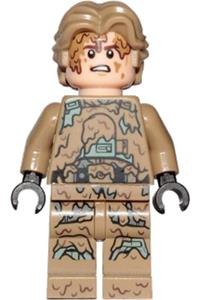Han Solo Minifigure - Han Solo in Mudtrooper attire - sw0934
