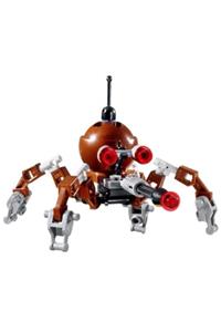 Dwarf Spider Droid Minifigure - Dwarf Spider Droid with a reddish-brown dome - sw0964