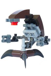 Droideka Destroyer Droid Minifigure - Destroyer Droid Droideka with black claws - sw0967
