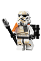 Sandtrooper squad leader/captain - orange pauldron, ammo pouch, dirt stains, survival backpack - sw0992