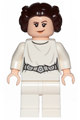 Princess Leia, White Dress, Detailed Belt, Crooked Smile - sw0994