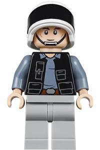 Rebel Fleet Trooper Minifigure - Rebel Fleet Trooper wearing a detailed vest - sw0995