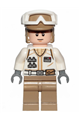 Hoth Rebel Trooper white uniform, dark tan legs - sw1014