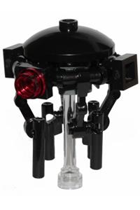 Imperial Probe Droid Minifigure - Imperial Probe Droid with black sensors, single bar frame, and octagonal shape - sw1017
