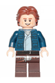 Han Solo, Dark Brown Legs with Holster Pattern, Dark Blue Jacket, Wavy Hair, Smile / Frown - sw1021