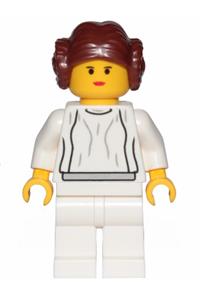 Princess Leia Minifigure - Princess Leia, 20th Anniversary Torso - sw1022