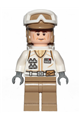 Hoth Rebel Trooper White Uniform, Dark Tan Legs, Backpack - sw1026