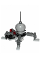 Dwarf Spider Droid with a light bluish gray dome and mini blaster/shooter - sw1030