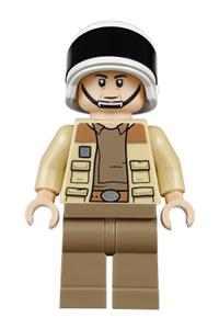 Captain Antilles Minifigure - Captain Antilles with a dark tan shirt - sw1035