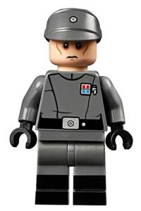 Imperial Officer Minifigure - Imperial Officer with dual molded legs, junior lieutenant or lieutenant - sw1043