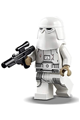 Snowtrooper, printed legs, dark tan hands, frown - sw1102