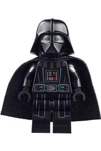 Darth Vader Minifigure - Darth Vader with printed arms and a spongy cape - sw1106