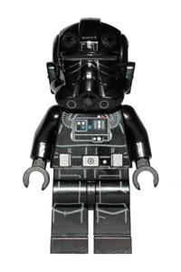Tie Fighter Pilot Minifigure - Tie Fighter pilot with a frown - sw1138