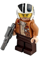  Poe Dameron wearing medium nougat jacket and helmet - sw1145