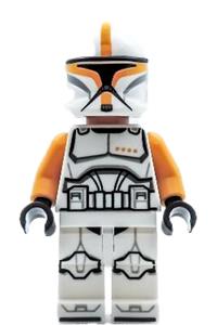 Clone Trooper Commander (Bright Light Orange Markings) sw1146