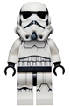 Stormtrooper - Male (Dual Molded Helmet, Gray Squares on Back, Grimacing, Reddish Brown Head) - sw1167