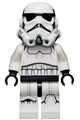 Stormtrooper - male (dual molded helmet, gray squares on back, grimacing, reddish brown head) - sw1167